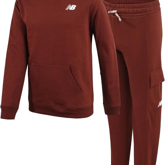 Girls Sweatpants Set - Rick Oak - Size 10-12 - 2 Piece Pullover Fleece - Picture 1 of 7